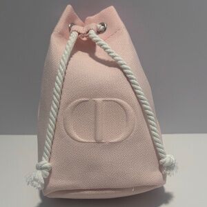 Christian Dior Beaute Pink Mini Bucket Cosmetic Bag~NWOT